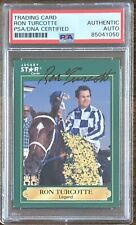 1991 Jockey Stars Card Ron Turcotte Signed Secretariat PSA DNA COA AUTOGRAPH picture