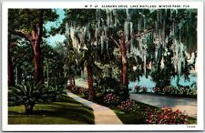 Alabama Drive, Lake Maitland, Winter Park, Florida - Postcard picture