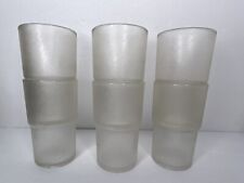 Vintage HJ STOTTER Acrylic Set Of 6 Clear  Stacking Tumbler Cups - Used picture