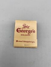 Sir George Royal Buffet Matchbook picture