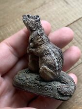Vintage The Bronze Menagerie Chipmunks 1974 Neal Deaton 2.5 Inch Mother & Baby picture