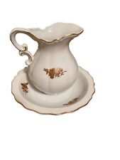 vintage water pitcher and basin picture