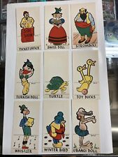 Near Mint 1939 D64 anonymous Pinocchio circus performer set 60 cards Super Clean picture