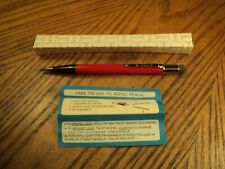 Vintage Autopoint Mechanical Pencil  Red Body  5-5/8