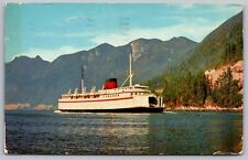 Canada Horseshoe Bay MV Kahloke Passenger Liner Chrome Cancel WOB Postcard picture