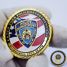 2Pcs US Department New York Police Department NYPD Challenge Coin New picture