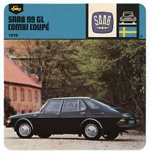 Saab 99 GL Combi Coupe - GT / Production Car Edito Service SA Auto Rally Card picture