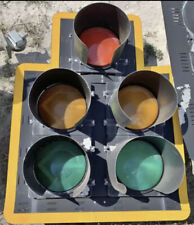 Authentic 5 signal street traffic light 50” picture