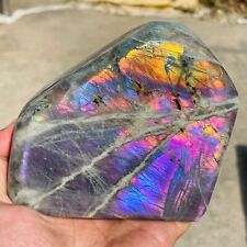 1006g Natural Purple Gorgeous Labradorite Crystal Freeform Mineral Specimen picture