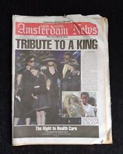 Rare MICHAEL JACKSON Death Tribute To A King July 2009 New York Amsterdam News  picture