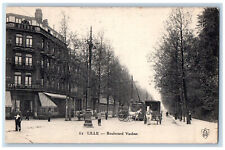 Lille Nord France Postcard Boulevard Vauban Cafe Du Globe 1905 Antique Posted picture