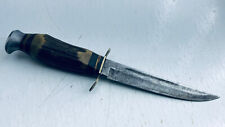 Vintage 8.75” Bone Handle Fixed Blade Knife Edge mark Germany 461 picture