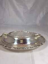 Covered Silverplate Vegetable Dish Newport picture