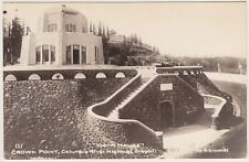 Vista House Crown Point Columbia River Hwy Oregon Real Photo Postcard RPPC P127 picture