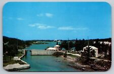 Smallest Drawbridge. Bermuda Vintage Postcard picture