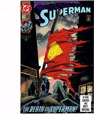 Superman # 75 (DC)1993 - Death Of Superman - 3rd print - NM-  - DOOMSDAY picture