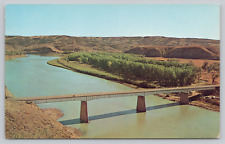 Postcard The Fred Robinson Bridge Malta Montana picture
