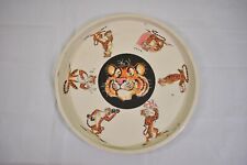Vintage 1960s Exxon Tiger Metal Serving Tray Pre-Owned Condition Advertising picture