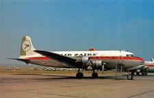 Paris-Le Bourget Airport   AIR ZAIRE McDouglas DC-4 AIRPLANE   c1970's Postcard picture