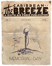 JUNE 1942 WWII US ARMY AIR FORCES SIXTH AIR FORCE THE CARIBBEAN BREEZE PANAMA CZ picture