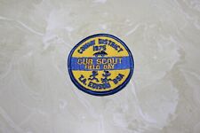 VTG. BSA COWAW DISTRICT 1975 CUB SCOUT FIELD DAY T.A. EDISON PATCH picture