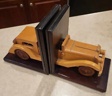 Wooden 1927 Bugatti Bookends, Free US Shipping picture