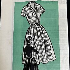 Vintage 1960s Marian Martin 9036 Mail Order MCM Dress Sewing Pattern 18 UNCUT picture