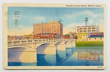 Wichita, KS/Douglas Avenue Bridge PM 1948 Vintage Postcard picture