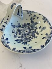 3361 Royal Gouda Delft Holland Plate With Handle picture