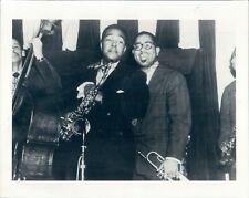 Press Photo Jazz Legends Charlie Parker & Dizzy Gillespie Sax & Trumpet picture