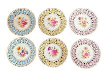 Meissen Floral 6 inch Reticulated Lattice Plates picture