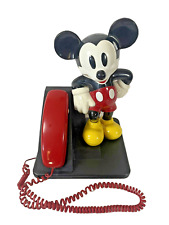 Mickey Mouse Vintage 1990's Corded Land Line Touch Tone Phone AT&T Disney picture