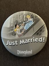 Disney Cinderella Just Married Disneyland Resort Prince Pin Button picture