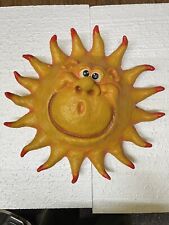 Oliver Kopian Creatures Of Delight Sunburn 17” Smiling Sun Signed 1999 picture