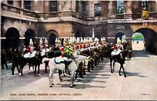 Royal Horse Guards Changing Guards Whitehall London England Postcard picture