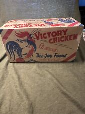 Circa 1940s Victory Chicken Meal Box, Loveland, Ohio.  In shrink wrap. picture