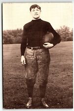 Jim Thorpe Football Postcard UNP Carlisle Indian School Athlete Pennsylvania PA picture