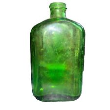 Old Vintage Green Glass Bottle  picture