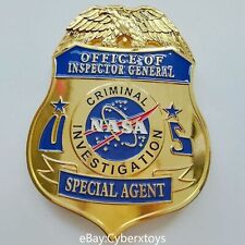 US NASA All-Metal Badge Special Agent Outer Space Badge Brooch Spaceflight Fan picture