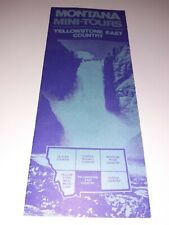 ⭐ Vintage Travel Brochure Montana Mini-tours Yellowstone East County  picture