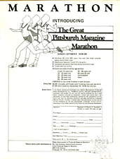 1978 Great Pittsburgh Magazine Marathon North Park Lake VINTAGE PRINT AD picture
