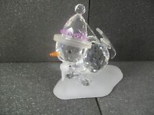 Snowman Crystal Sliding  Quality Crystal Figurines,4.5