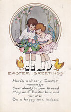 Vintage Postcard - Easter - Be a Happy One Indeed picture