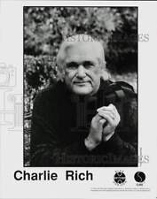 1992 Press Photo Musician Charlie Rich - lrp97779 picture