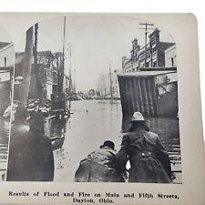 Great Flood of 1913, Dayton Ohio, Results of Flood and Fire on Main & 5th Street picture