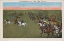 Postcard 1889 Opening of Oklahoma The Run  picture
