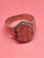 Ancient Roman Bronze Ring Medieval Vintage Authentic Artifact Museum Quality picture