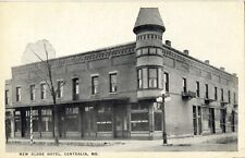 New Globe Hotel, Centralia, Mo. Missouri Postcard. #41738. Barber Pole picture