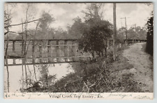 Postcard 1909 Village Creek Bridge in Ensley, AL. Postal Station Says Ensley picture
