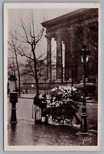 Flower Seller On Paris Street Yvon Postcard picture